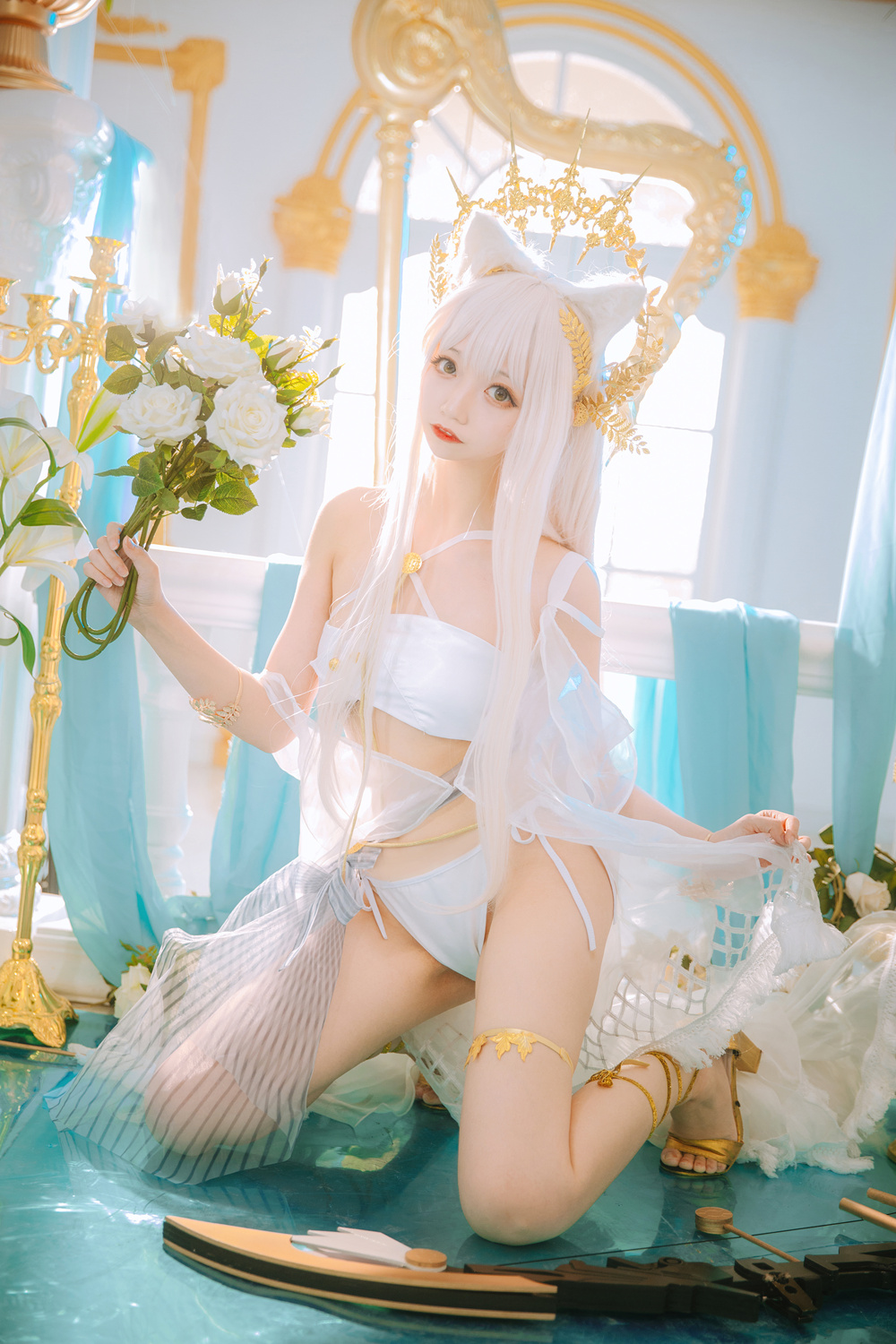 【在线看】小野寺地瓜 – 白金泳装 [23P176M]-秘语空间